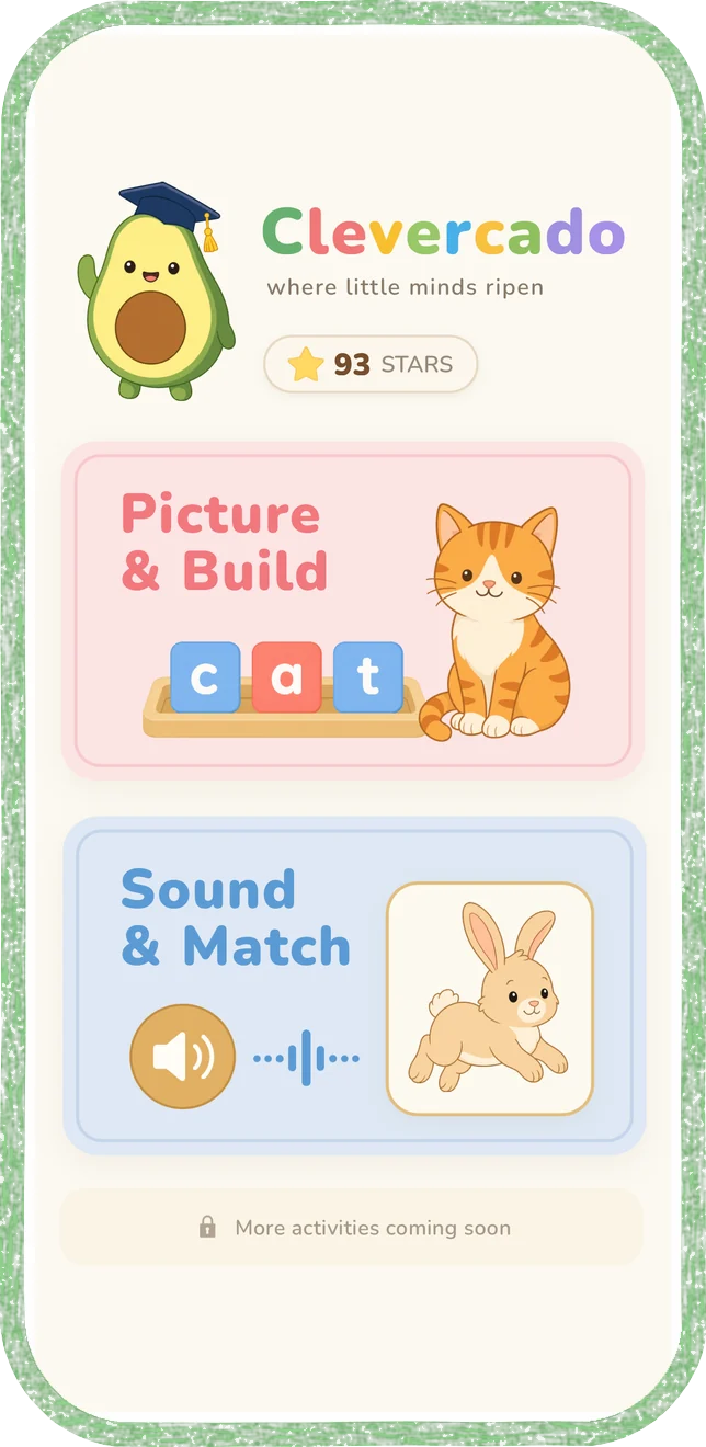 Clevercado home screen